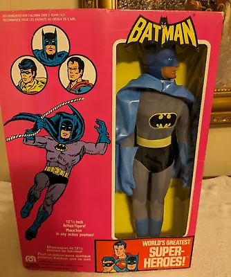 Vintage Mego 1976 Batman Dc 12.5  Figure New In Box Never Opened • $374