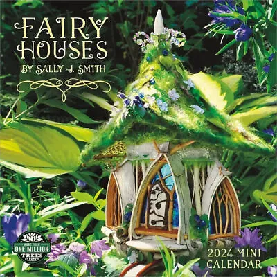 Amber Lotus Fairy Houses 2024 Mini Wall Calendar By Sally Smith • £10.44
