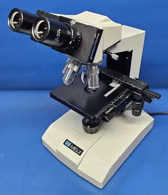 Meiji ML2000 Binocular Compound Microscope Complete Laboratory Tested Working. • $144