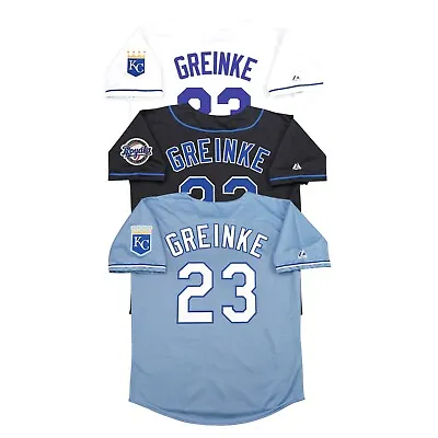 Zack Greinke Kansas City Royals Home/Road/Alternate Men's Jersey W/ Patch • $119.99