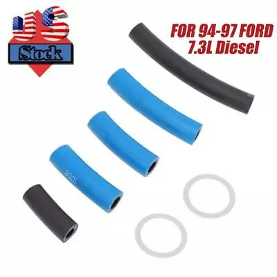 For 1994-1997 Ford F250 F350 7.3L Diesel Stroke Fuel Filter Lift Pump Hose Lines • $13.99