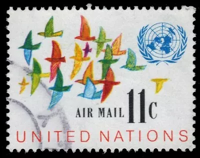 UNITED NATIONS C16 - Birds In Flight  Airmail  (pa14237) • $1