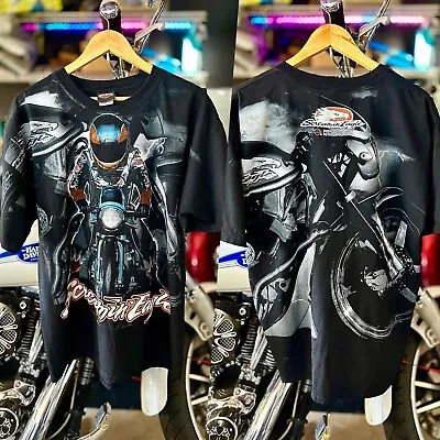 Harley Davidson Xl Aop Shirt Screaming Eagle Lightning  • $99