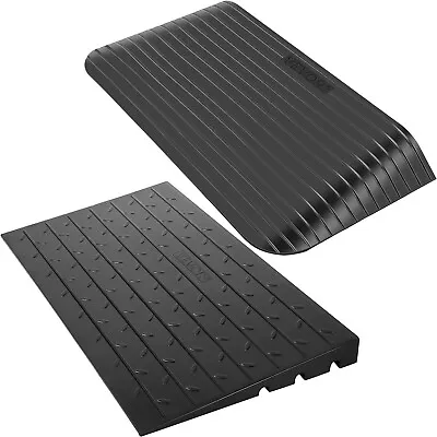 VEVOR Rubber Threshold Curb Ramp 1.5in-4 In Rise Wheelchair Scooters Access Ramp • $45.99