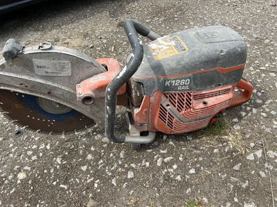 £73 • Buy Husqvarna K1260 14” Petrol Disc Cutter Rail Saw C/W Diamond Blade FWO