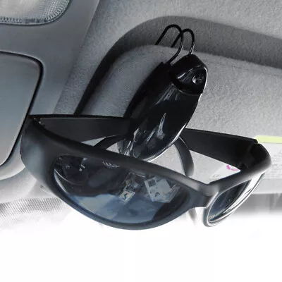 Car Sunglasses Clip Card Holder Sun Visor Storage Glasses Mount Ticket Receipt • £3.83