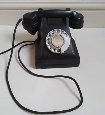 £80 • Buy WORKING Original Vintage Black Bakelite G.E.C Telephone Converted