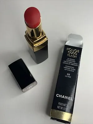 CHANEL Rouge Coco Flash Lipstick Lip Colour In 68 Ultime 3g New Unused Boxed • £26.95