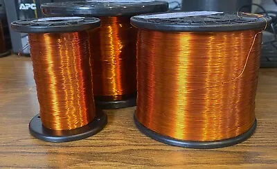 Awg 23 H200 Copper Magnet Wire Various Weights Up To 10 Lb • $31.38