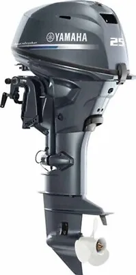 YAMAHA F25SWTC 25HP Outboard Motor 15 Inch Shaft NON TILLER New In Box • $5100