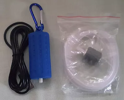 Mini USB Air Pump Water Pump Oxygen Aerator Aquarium Fish Tank Bait Bucket • $10.25