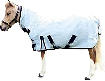 £27.99 • Buy New  Mini/shetland/pony Fly Rug Soft Mesh + Neck Cover White 3'0 -4'9 