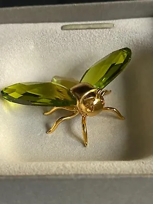 £95 • Buy Swarovski Crystal Paradise Bugs Object – Fly Akima Olive Medium 244323 Repaired