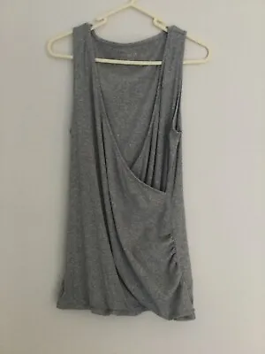 Love By Gap Grey Crossover  Maternity Top Size M • £6