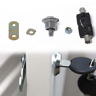 $9.71 • Buy 5/8  Tubular Cam Lock Cylinder For Cabinet Tool Box 180 Degree Turn Replacement