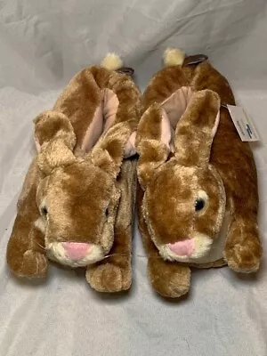 Animal Slippers By Comfy Feet  Rabbit  Size Med. - Never Worn NWT • $20