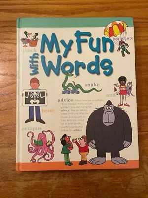 My Fun With Words By James Ertel - Hardcover Picture Book Very Good Condition • $4