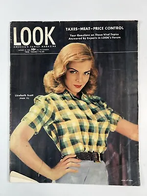 LOOK Magazine August 21 1945 Lizabeth Scott Shirley Temple You Came Along • $19.95