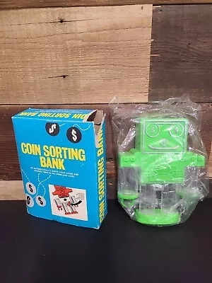 Vtg Robot Coin Sorting Bank The Lincoln Line 5271 Toy In Original Box  • $39.99