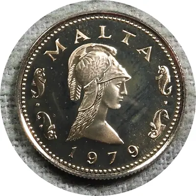 Elf Malta 2 Cents 1979 FM  Queen Of The Amazons  Proof Only 6577 Minted • $10