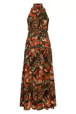 $189 • Buy SASS AND BIDE EMBELLISHED MAXI DRESS In Print RRP$650 Size 10