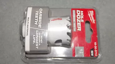 Milwaukee 49-56-0712 1-3/8  Hole Dozer Hole Saw With Carbide Teeth New In Packag • $6.99