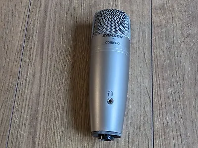 FAULTY Samson C01U Pro Microphone USB Studio Condenser Mic Silver READ • £30.59