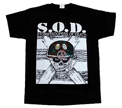 S.O.D. SOD Short Long Sleeve NEW BLACK T-SHIRT S-345XL • $17.99