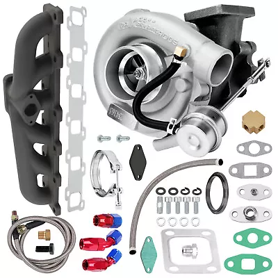 Exhausted Manifold + T3 Turbo Turbocharger Kit For 4.2 L TD42 Engine Oil Cooled • $457.50