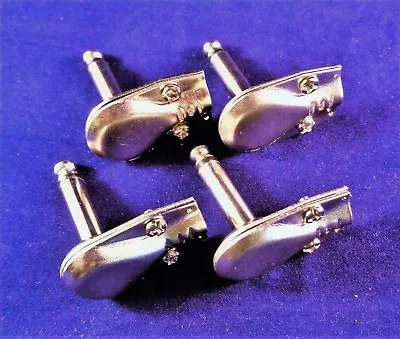 £3.96 • Buy 4 Right Angle Pancake Jack Plugs - Mono 6.3 Mm 1/4 In 