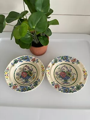 Mason's Ironstone China Strathmore Bowls Floral England VTG • $15