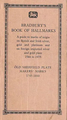 Book Of Hall Marks By Bradbury Frederick • £12.49