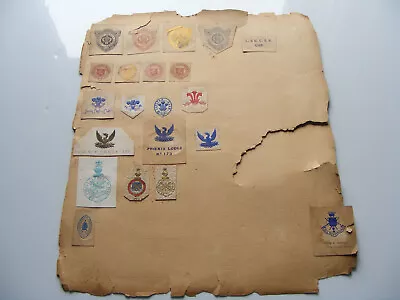£14.99 • Buy Masonic  Phoenix Lodge / Club  /   Firm  /  School  Stamps  / Seals  On  Paper  