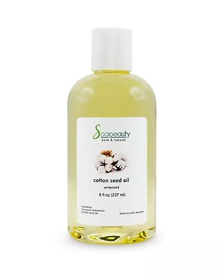 Cotton Seed Oil Carrier Cold Pressed Winterized Natural Pure 8 Oz • $8.81