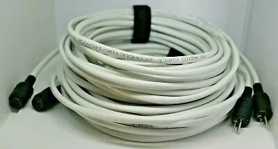 $56.99 • Buy  Bang  Olufsen Type Speaker Cables 2Pin DIN Male To Female 30ft Pr White 16g NEW