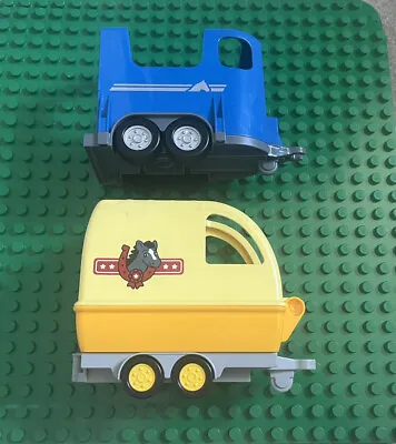 Lego Duplo - Lot Of (2) Different Horse Trailer Pieces • $13.29