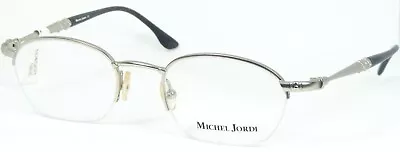 Vintage Michel Jordi MJ-401 2000 SILVER /BLACK EYEGLASSES GLASSES 50-21-140mm • $60