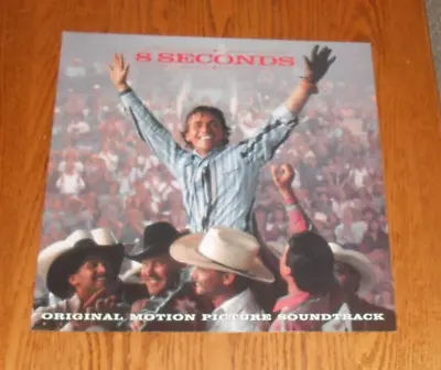 8 Seconds Movie Soundtrack Poster 2-Sided Flat 1994 Promo 12x12 Luke Perry Rodeo • $22.95