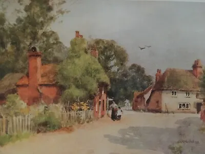 £4.50 • Buy Antique Print 1909 Sopley Hampshire On The Avon From Painting By Wilfrid Ball