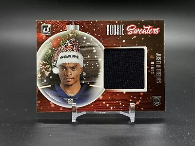 2021 Panini Donruss Justin Fields Rookie Holiday Sweaters # RS-JFI • $2.25