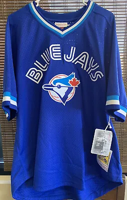 Authentic Mitchell & Ness Toronto Blue Jays #29 Baseball Jersey New Mens 2XL 52 • $49