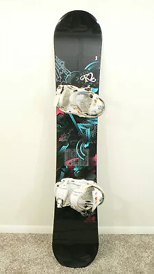 153 Cm K2 Skyla Twin-Tip All-Mtn Women's Snowboard W/ Salomon Elite (S) Bindings • $239