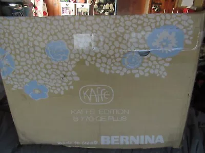 NEW!! Bernina 770 QE Plus Kaffe Edition With Embroidery • $5995