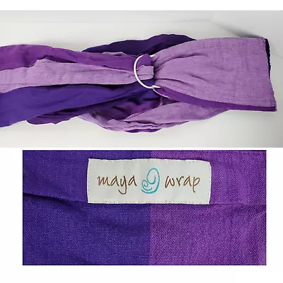 Maya Wrap Lightly Padded Ring Sling Baby Infant Carrier Large Striped Isle Skye • $59.99