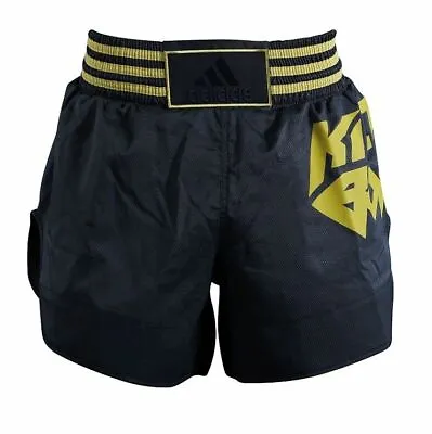 £58.19 • Buy Adidas Thai- Und Kickbox-Shorts Micro Diamond Schwarz / Gold