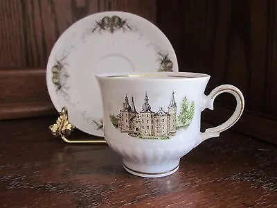 $18.38 • Buy Bavaria Porzellan Teacup And Saucer Featuring Original Dutch Castles