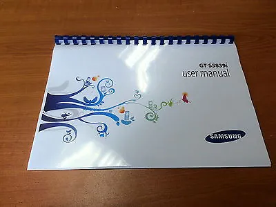 SAMSUNG GALAXY ACE GT-S5839i PRINTED INSTRUCTION MANUAL USER GUIDE 130 PAGES • £14.99