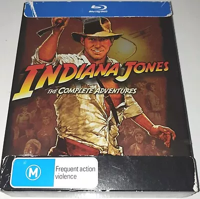 Indiana Jones : The Complete Adventures - Blu-Ray Collection Boxset - 5 Disc Set • $27.99