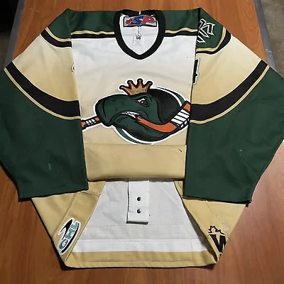 Game Worn Authentic Peter Robertson Memphis Riverkings CHL Hockey Jersey Used 56 • $285