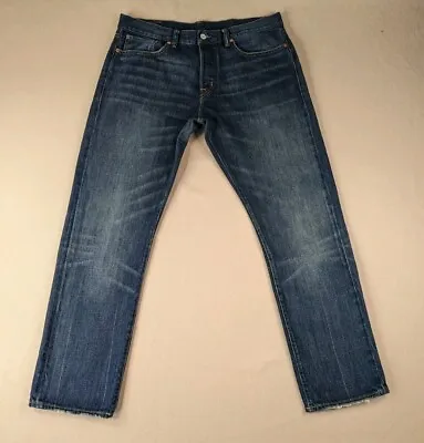 Denim Supply Ralph Lauren Jeans Adult 36x32 Denim Button Fly Distressed • $74.90